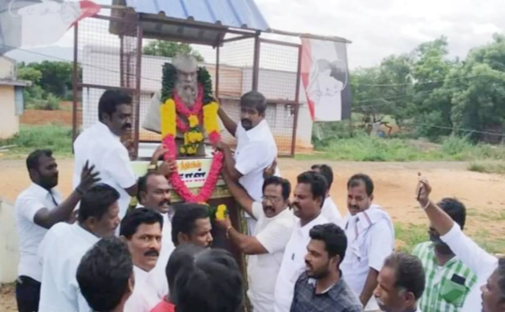 dindigul district ammk  party celebrating the periyar birthday celebration 